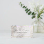 Golden Border Marble Visitekaartje (Staand voorkant)