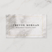 Golden Border Marble Visitekaartje (Voorkant)