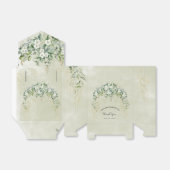 Golden Botanical Delight: Vrijgezellenfeest Bedankdoosjes (Uitgevouwen)