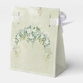 Golden Botanical Delight: Vrijgezellenfeest Bedankdoosjes (Achterkant)