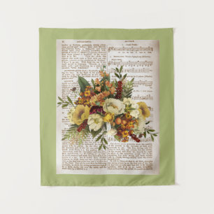 Golden Bouquet Wandkleed