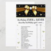 Golden bow Birthday Ever of Nooit Game (Voorkant / Achterkant)