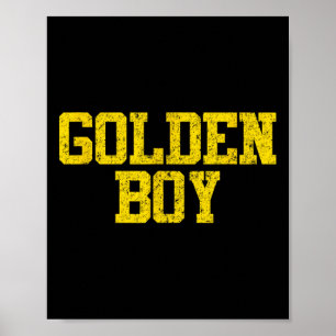 Golden Boy Good Luck Charm beroemd gemaakt door Sk Poster