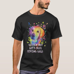 Golden Boy laat duiken in duik T-shirt