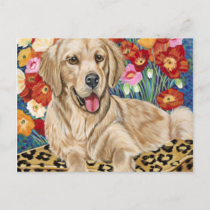 Golden Boy Retriever Briefkaart