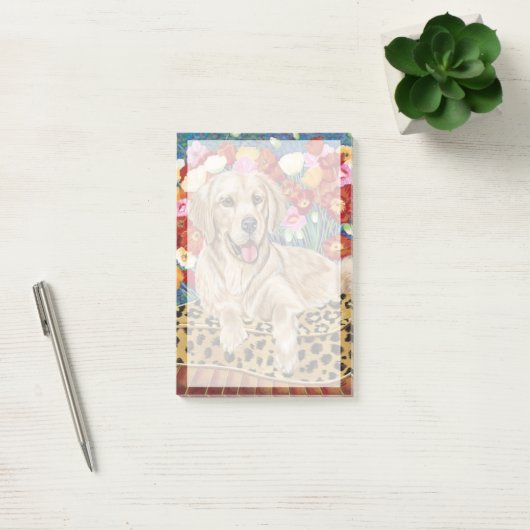 Golden Boy Retriever Post-it® Notes (Kantoor)
