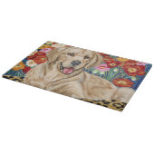 Golden Boy Retriever Snijplank (Hoek)