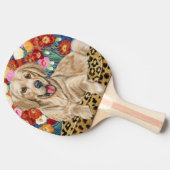 Golden Boy Retriever Tafeltennisbatje (Zijkant)