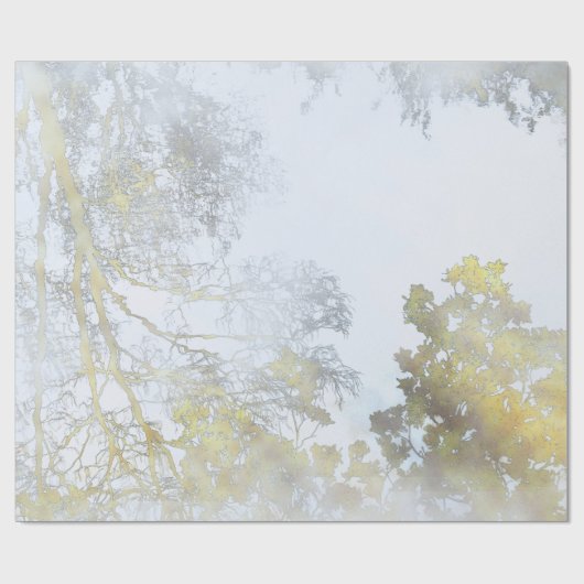 Golden Broadleaf Glow Cadeaupapier (Vlak)