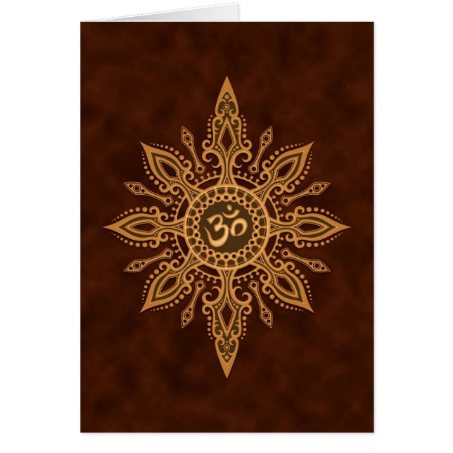Golden Brown Aum Star (Voorkant)