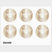 Golden Brown Damask Chandelier Stickers (Vel)