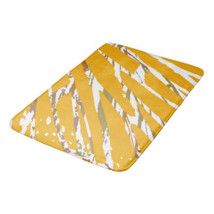 Golden Brush Elegance Badmat