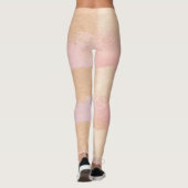 Golden Brush Strokes Leggings (Achterkant)