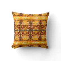Golden Buddha Art Pillow door Deprise
