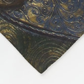 Golden Buddha Blessing Meditation Fleece Blanket (Hoek)