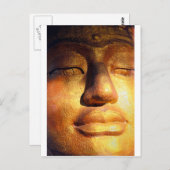 Golden Buddha Briefkaart (Voorkant / Achterkant)