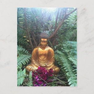 Golden buddha briefkaart