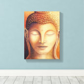 Golden Buddha Canvas Afdruk (Insitu (Houten vloer))