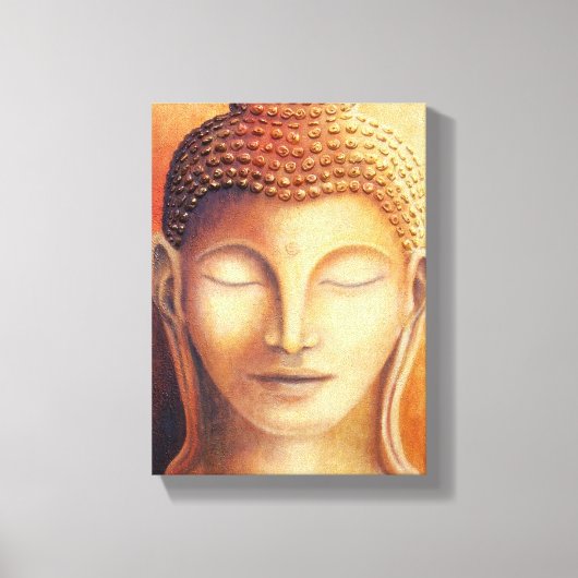 Golden Buddha Canvas Afdruk (Voorkant)
