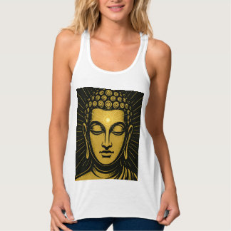 Golden Buddha Derde Oog T-shirt | Spiritueel ontwa