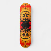 Golden Buddha Head skateboard (Voorkant)