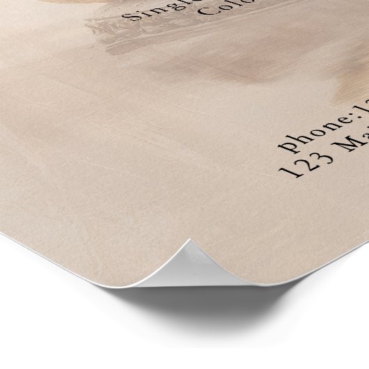 Golden Buddha Salon Price List Poster (Hoek)