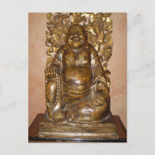 GOLDEN BUDDHA SCULPTURE BRIEFKAART