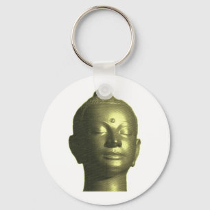 Golden buddha-sleutelketen sleutelhanger
