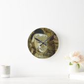 Golden Buddha standbeeld Inspirerend liefde Ronde Klok (Huis)