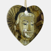 Golden Buddha Statue Inspirerend Love Keramisch Ornament (Rechts)