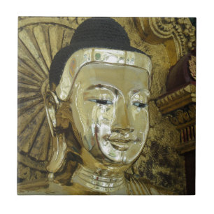 Golden Buddha Statue Inspirerend Love Tegeltje