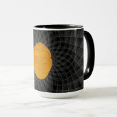 Golden Buddha Zen Mandala Mug (Devant droit)