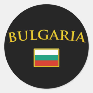 Golden Bulgarije Ronde Sticker