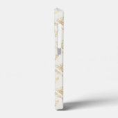 Golden Bumble Bee met kroonpatroon Case-Mate iPhone Case (Achterkant / Links)