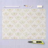 Golden Bumble Bee met kroonpatroon Tissuepapier (Craft)