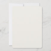 Golden Bumble Bee Pattern bewaart de datum Save The Date (Achterkant)