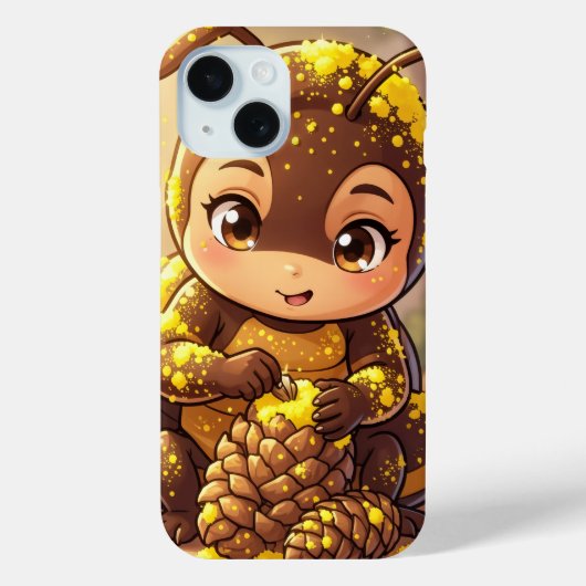 Golden Bumblebee in Bloom Dance.12 Case-Mate iPhone Case (Achterkant)