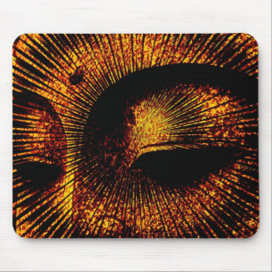 Golden Burst Texture Buddha Mousepad Muismat