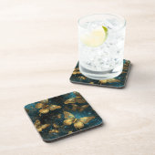 Golden Butterflies Hard plastic onderzetter (Rechterzijde)