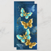 Golden butterflies menu (Voorkant / Achterkant)