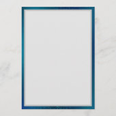 Golden Butterflies op een blauwe achtergrond Programma (Achterkant)