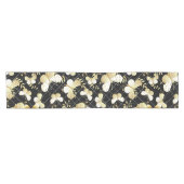 Golden butterflies Pattern 20.bw Black BG Korte Tafelloper (Horizontaal)