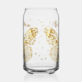 Golden Butterfly Blikvorm Glas (Links)