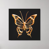 Golden Butterfly Canvas Afdruk (Voorkant)