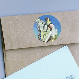 Golden Butterfly Fairy Stickers