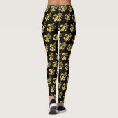 Golden Butterfly Koi Swimming Leggings (Achterkant)