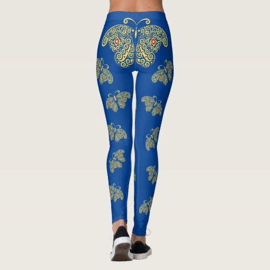 Golden Butterfly Leggings (Achterkant)