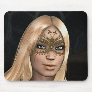 Golden Butterfly Masked Fairy Fantasy Muismat