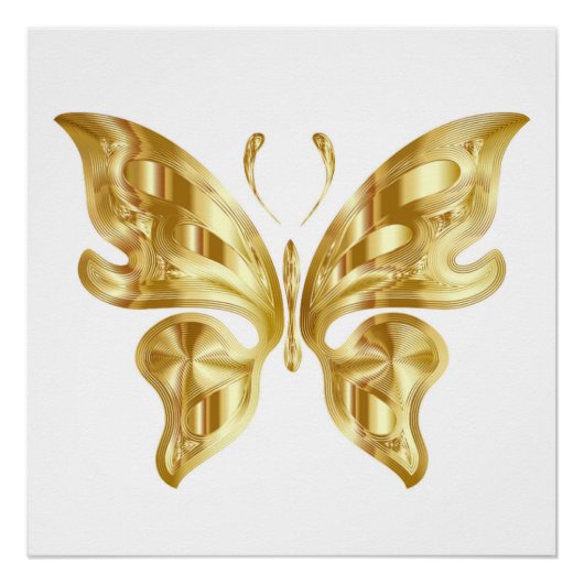 GOLDEN BUTTERFLY PERFECT POSTER (Voorkant)
