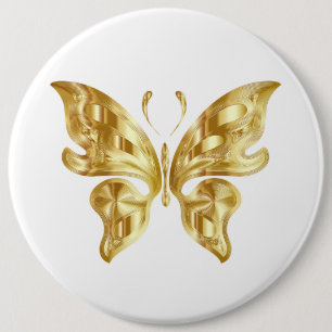GOLDEN BUTTERFLY RONDE BUTTON 6,0 CM